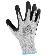 Трикотажные перчатки для защиты от порезов с нитриловым покрытием (5 класс) JCN051