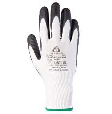 Трикотажные перчатки для защиты от порезов с полиуретановым покрытием ладони (3 класс) JCP031