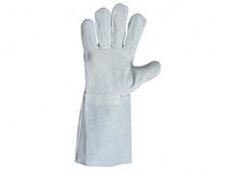 Краги спилковые пятипалые