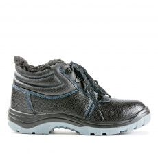 Ботинки "Лидер" арт. 14/1 с мет.подноском, иск. мех, ПУ/ПУ 