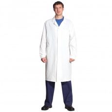 Халат мужской белый х/б