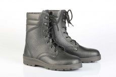 Ботинки кожаные с высокими берцами  "Темп-3