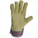 Перчатки комбинированные спилковые утепленные   