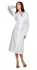 Халат женский белый х/б
