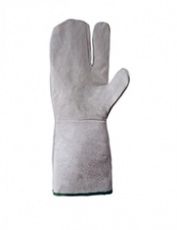 Краги спилковые трехпалые 