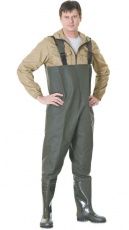 Полукомбинезон ПВХ рыбацкий с сапогами 