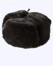 Шапка-ушанка (мутон) на искусственном меху