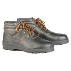 Ботинки комбинированные (юфть+кирза) «Темп», утепленные иск. мехом