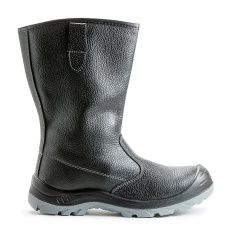 Сапоги "Лидер" арт.16/1М с металлоподноском, иск.мех ПУ/ПУ