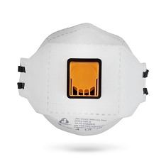 Респиратор трехпанельный с клапаном Jeta Safety JM-9322 Micron Flex