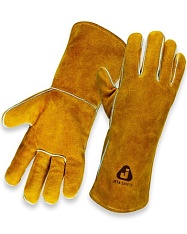 Краги сварщика FERRUS с подкладкой из х/б и флиса JWK301