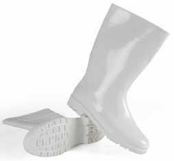 Сапоги ПВХ, белые 