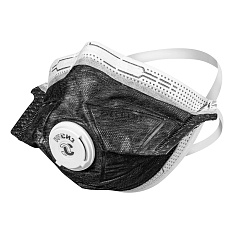 Респиратор РУССИЗ 202 FFP2 с клапаном выдоха черный