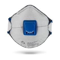 Респиратор с клапаном, регулировкой резинок и угольным слоем Jeta Safety JM-8628 Micron